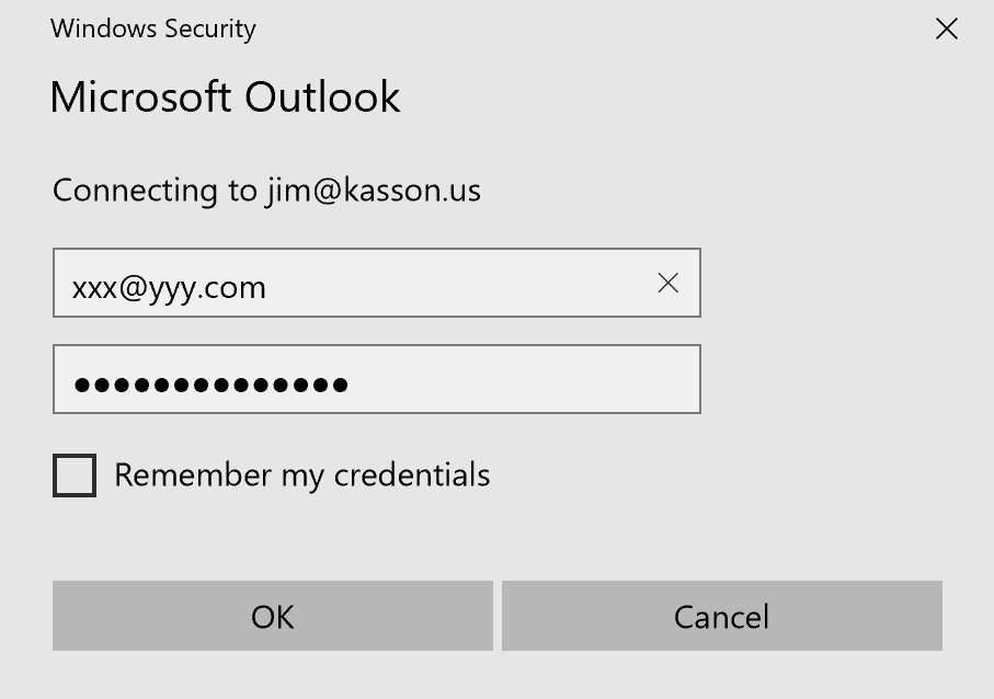 outlook 2016 mac keeps prompting for password